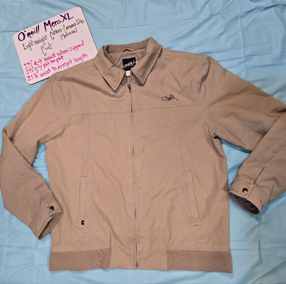 O'Neill Men's XL Tan Coat
